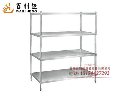 Stainless steel shelves